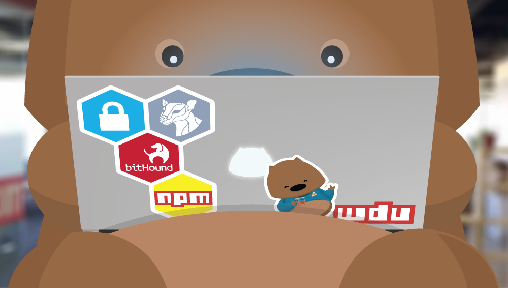 Npm Coding Wombat found on Npm Blog