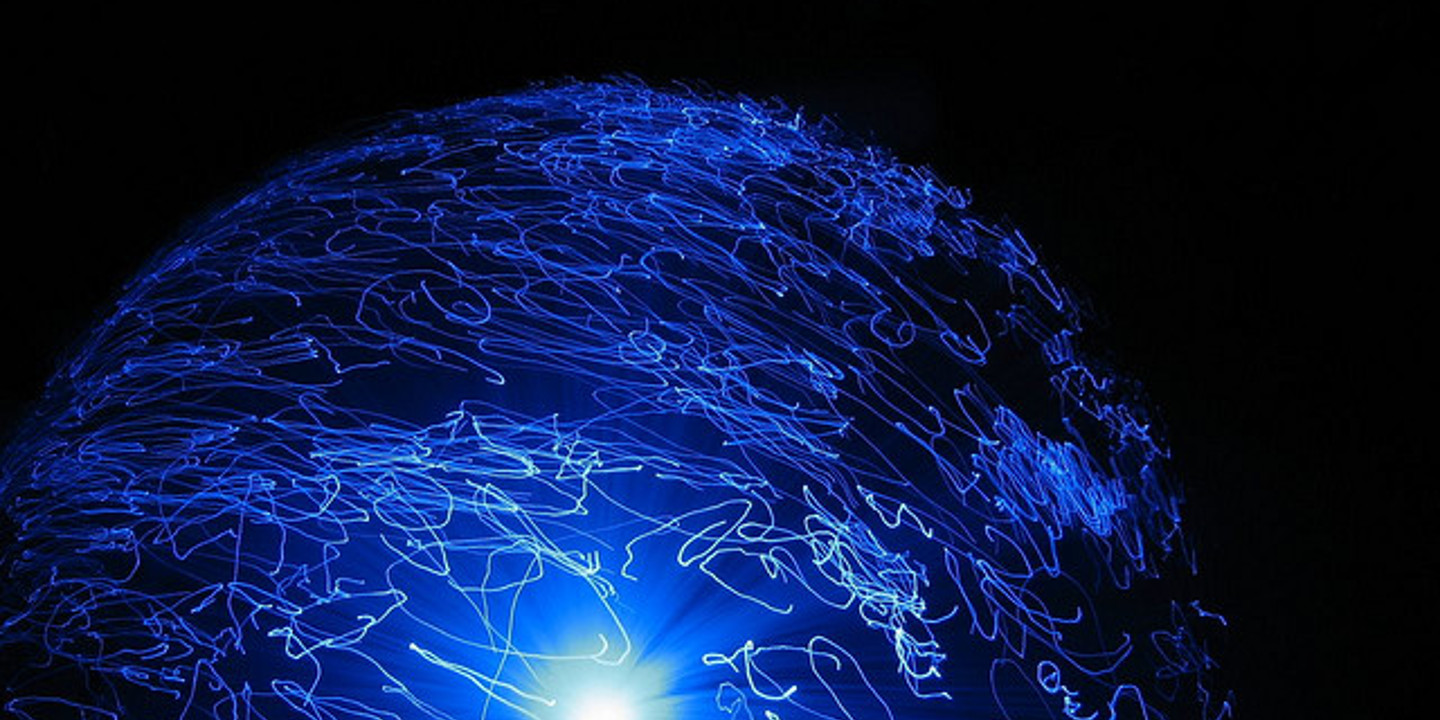 Fiber Optic Globe, by JaredZammit