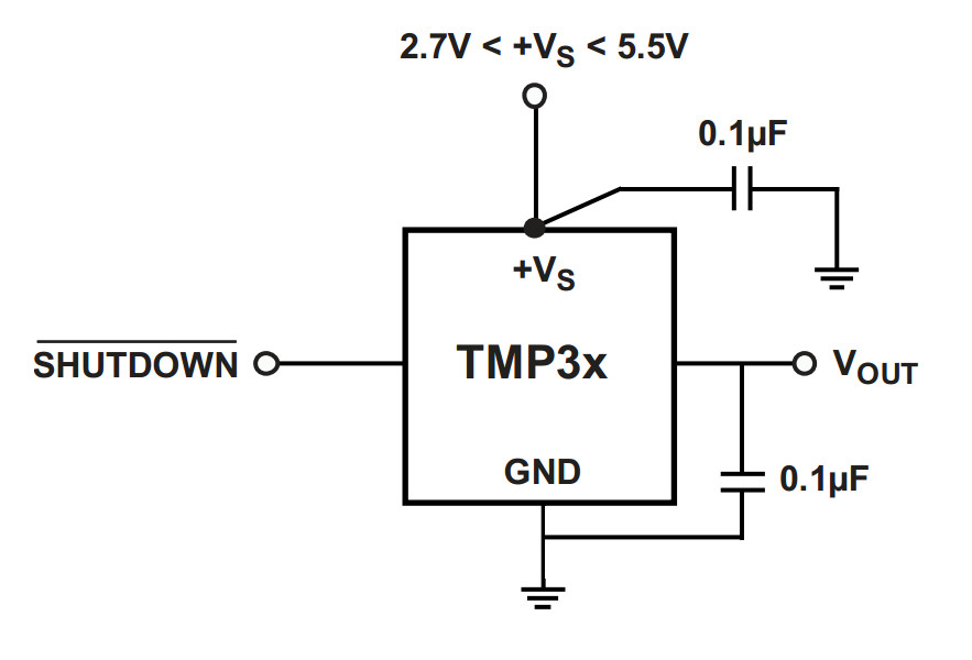 Capteur de température TMP36