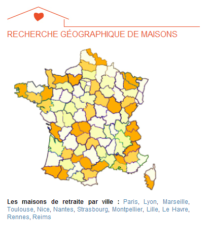 France map using HTML map tag